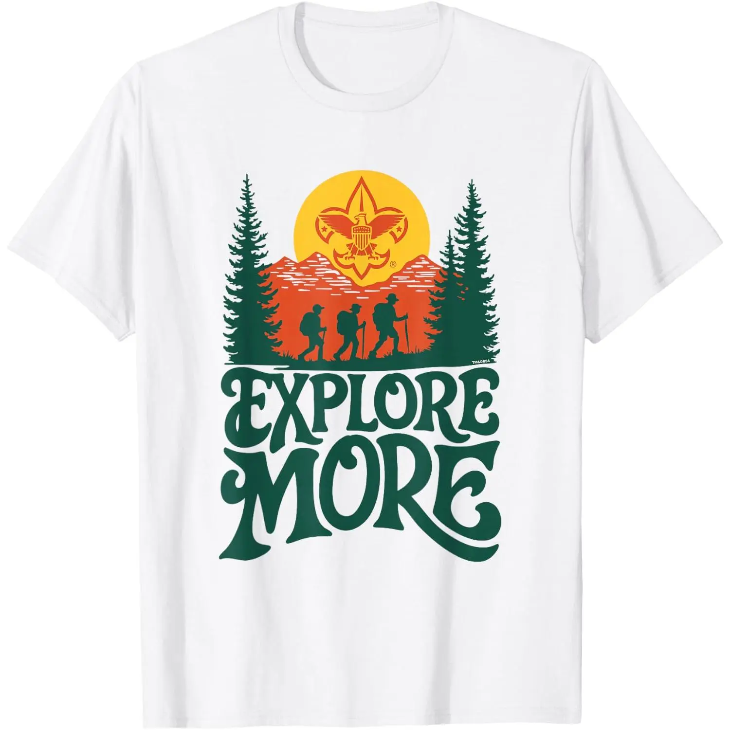 Explore More! Hiking Scouts BSA Cub Scouting Outdoor T-Shirt