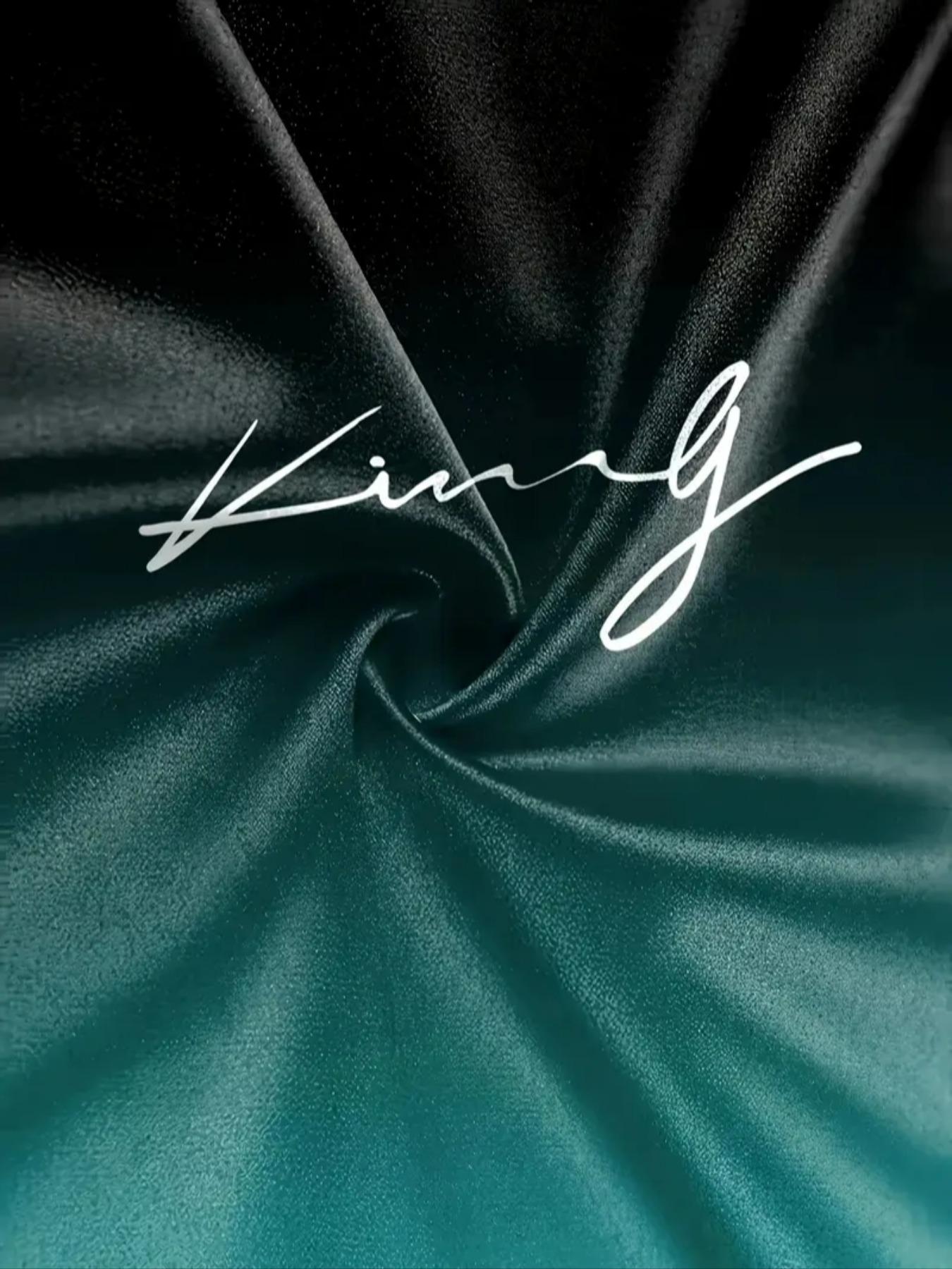 Men's Casual Long Sleeve Fitted T-Shirt, Gradient Color, Polyester Material, Round Neck, Letter Print Design