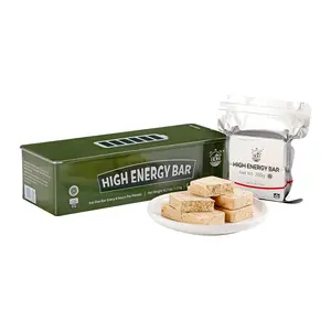 Emergency Food Ration Bars Survival Food with Tin box 20 Years Long Self Life Survival Tabs Supply for Outdoor Camping Emergency Snowstorm Earthquake Disaster Preparedness Kit Original Flavor