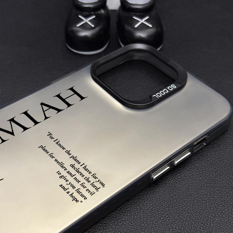 Jeremiah 29:11 IMD Laser Crafted Phone Case, phone case that is resistant to drops and scratches, suitable for iPhone 17 Air 16 15 14 Plus 13 12 11 Pro Max Plus XR XS