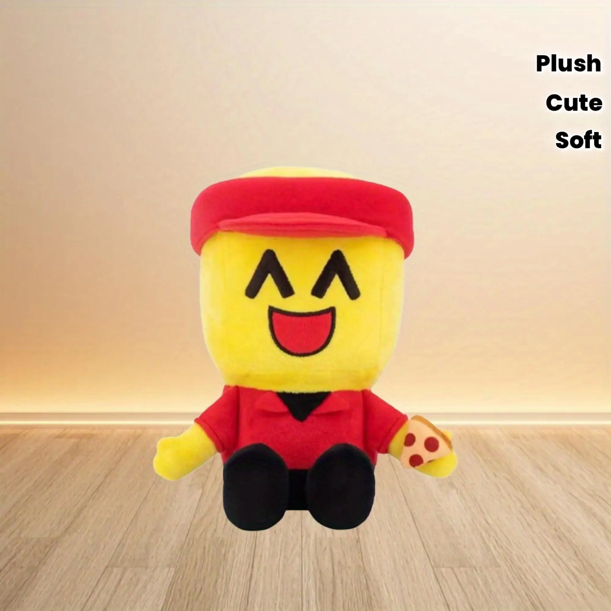 Unisex Character Soft Plush Stuffed Toy, Polyester Game Doll, Perfect Birthday Gift, Cute And Adorable
