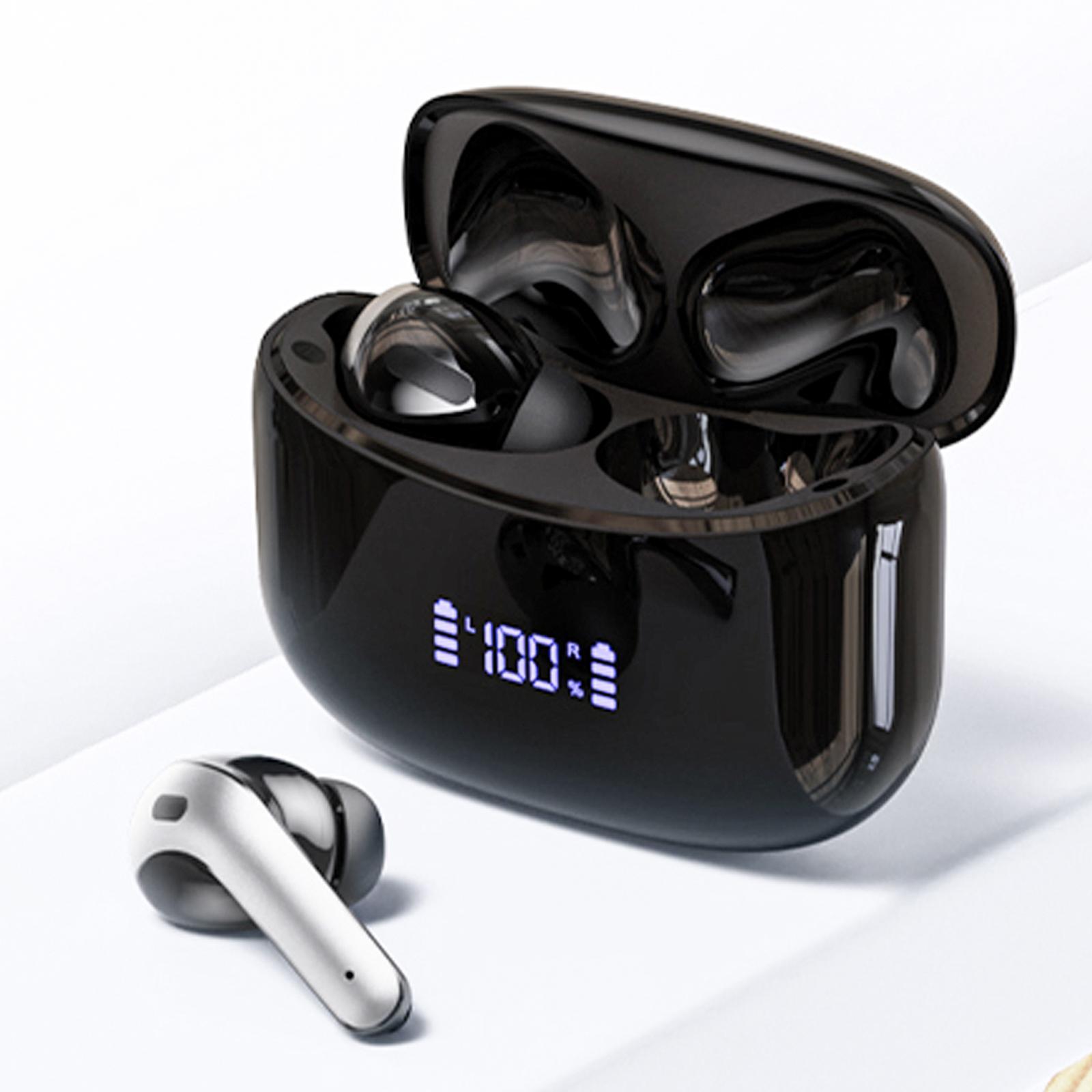 In-ear Design Wireless Earphones, Deep Bass Wireless Earbuds, Sports Headphones with Mic, BT Gaming Headset with Digital Display Charging Case, Earphones, Stocking Fillers Gift