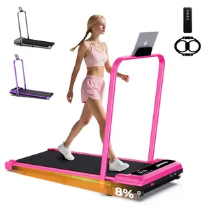 Yagud Treadmill with Incline, Walking Pad with Handle Bar, 265lbs Walking Pad, Portable Folding Walking Treadmills for Home/Office with Low Noise
