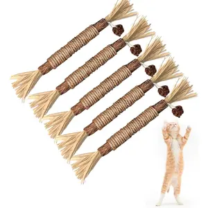 Silver vine cat dental chew stick, indoor cat dental care and cleaning toy, natural chew toy for kittens and adult cats, a healthy choice, edible cat dental chew stick, suitable for all breeds of cats that enjoy chewing