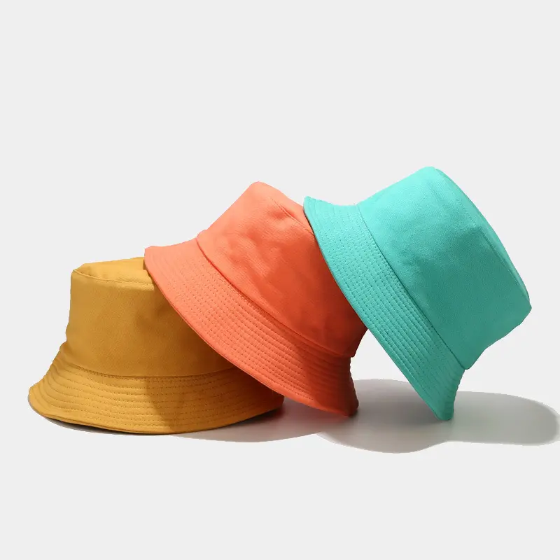 Female Minimalist Plain Solid Color Bucket Hat - Soft, Lightweight Light-Colored Hat for Beach Trips, Outdoor Walks, Summer Fashion Accessory, Simple, Light-Colored Hats