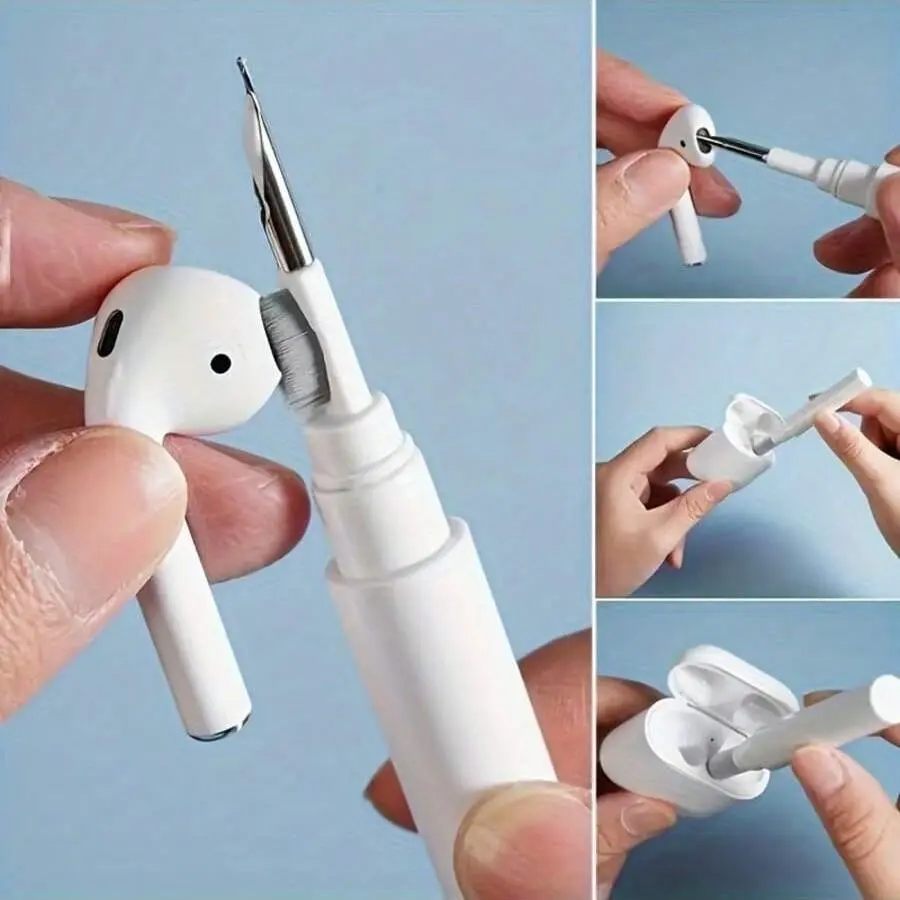 Multi-Functional Earbud Cleaning Brush, Portable Wireless Earphone Cleaner, Dust Remover, Ideal for AirPods Pro, TWS, Keyboard