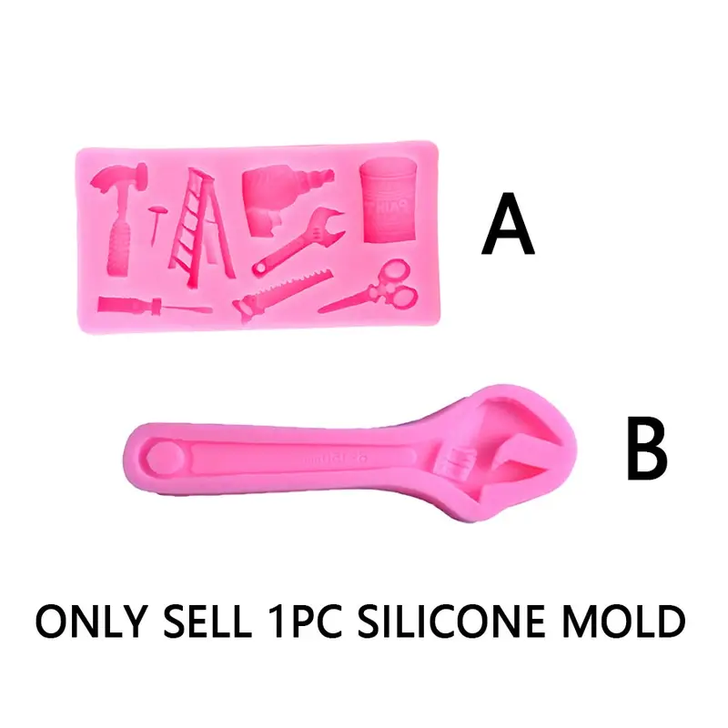 Silicone Hardware Tool Design Chocolate Fondant Mold, DIY Cake Decoratebaking Mold, Baking Tool for Home Kitchen, Baking Supplies, Reusable Chocolate Mold, Silicone Molds