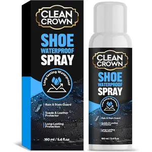 Shoes Protector Spray (5.4 Fl Oz), Suede & Leather Protector Spray, Waterproofing & Stain Guard for Shoes, Boots, Bags & Upholstery, Long-Lasting Water Repellent Spray