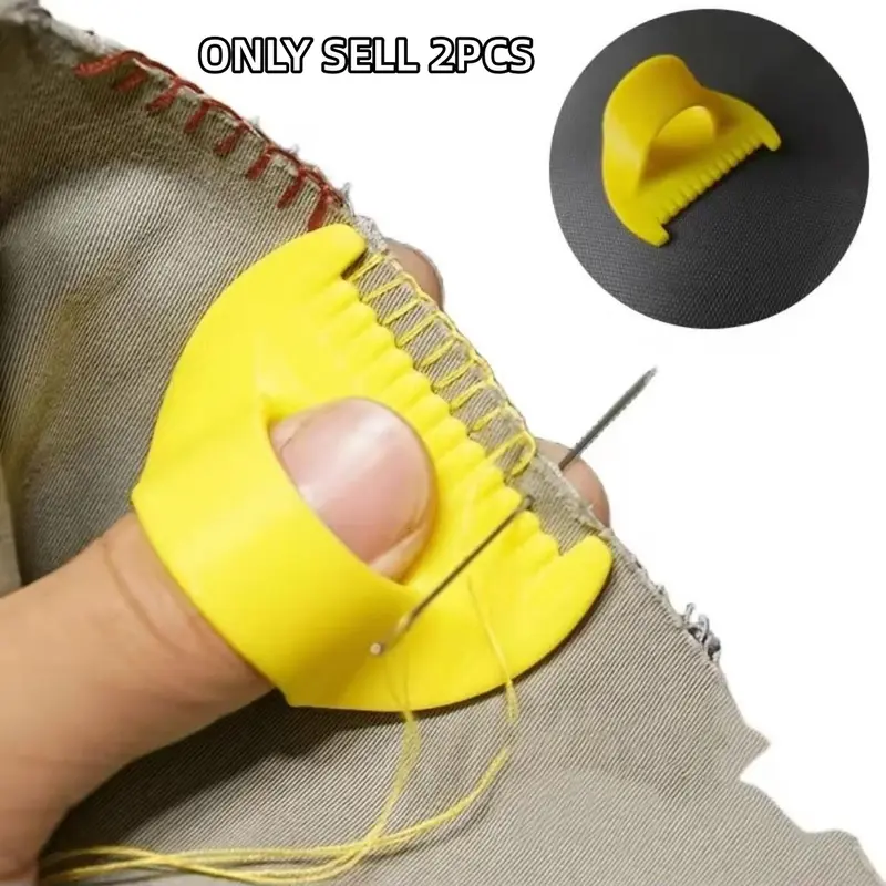 2pcs Simple Stitching Tool Set, Durable Plastic Edge Seam Lock, Knitting Aid for Beginners & Seniors, Precision Fit Crochet Kit, Crocheting Supplies