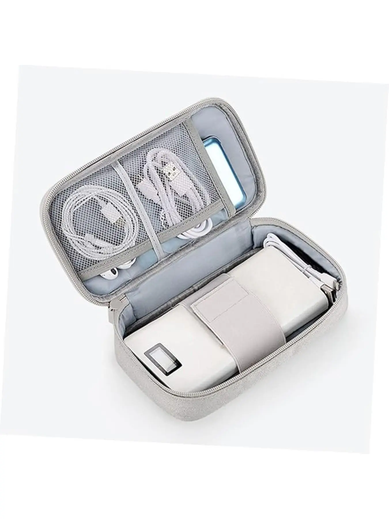 Digital Accessories Storage Bag, Universal Travel Cable Organizer, Multi-Functional Portable Power Bank Case, Travel Storage Bags, Washable, Perfect Gift