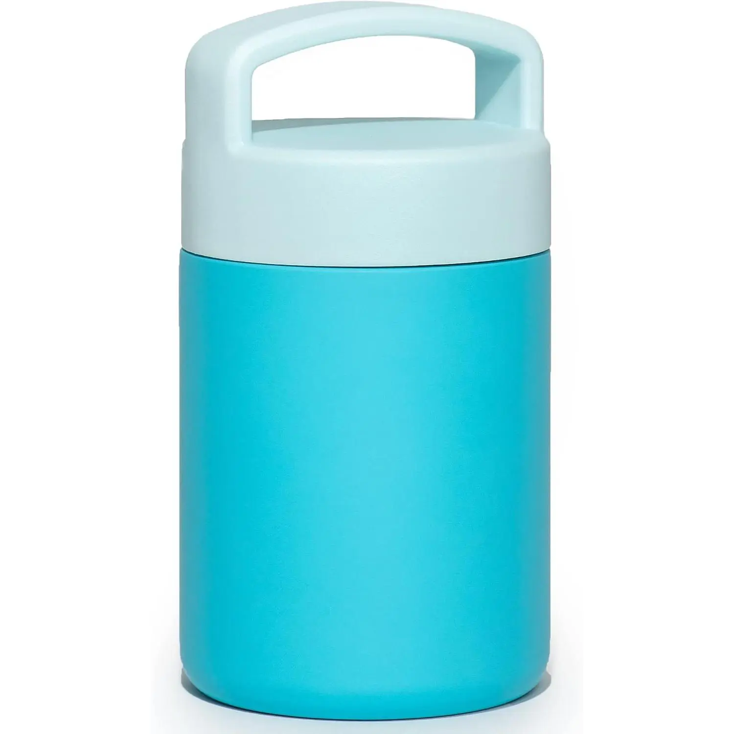 Insulated Stainless Steel  Jar for  - 12 oz Leakproof Vacuum-Insulated Soup & Lunch Container with Handle, Wide-Mouth Thermal  Flask, Recipiente Térmico Comida Caliente (Blue)