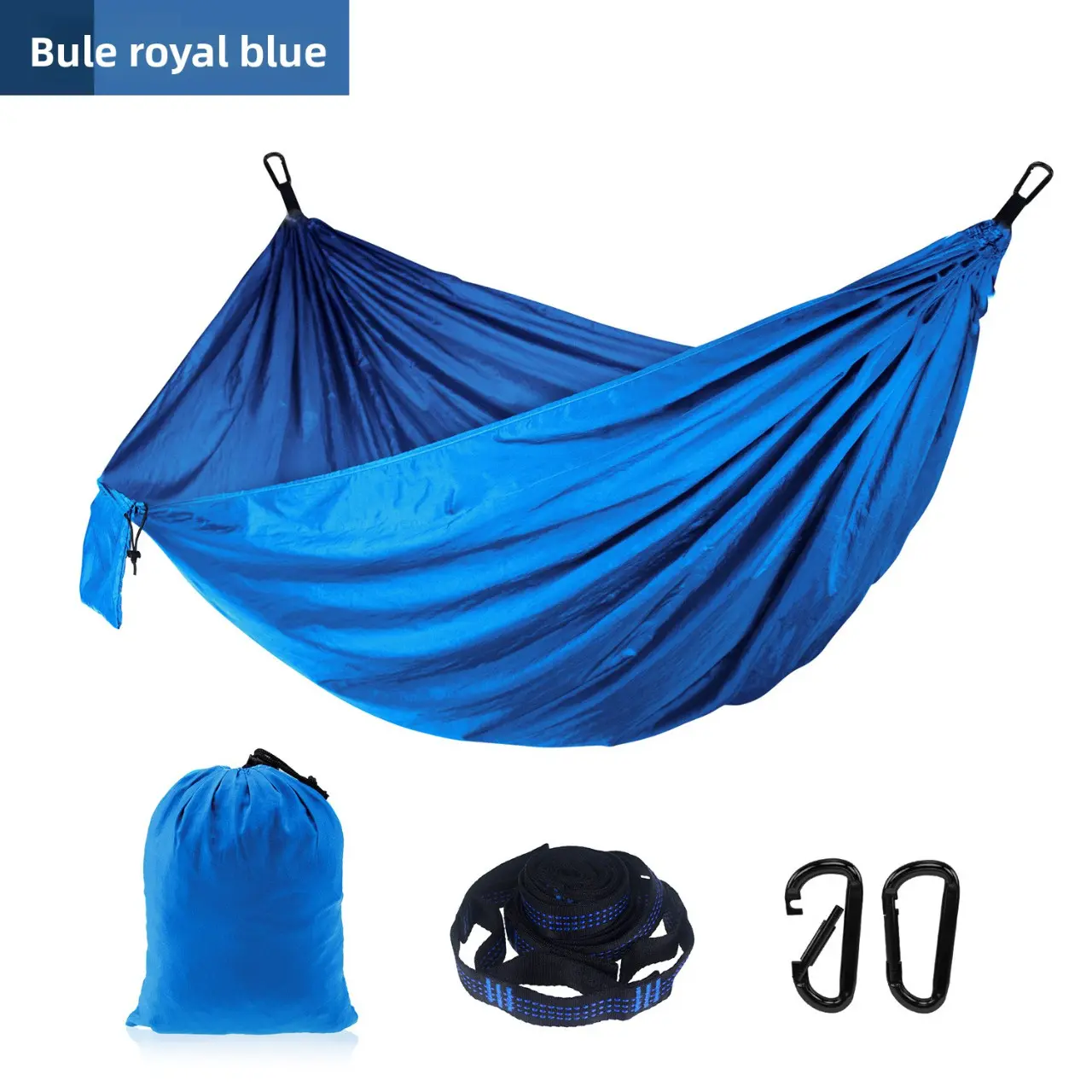 High-End Adjustable Strap Hammock, Single Person Outdoor Swing Bed, Nylon Material, 270x140cm, Perfect for Relaxing Outdoors