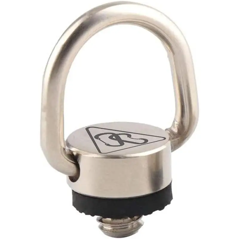 Camera Carabiner Clip D-Ring - Easily Attach a Carabiner to Your Camera with This 1/4-20 Tripod Mount D-Ring (1-Pack)