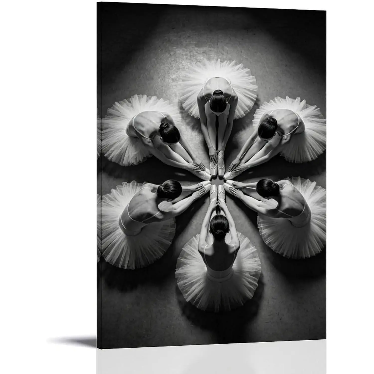 Ballet Dancer Black And White Poster Decorative Painting Print Canvas Wall Art Aesthetic Modern Home Bedroom Living Room Decoration