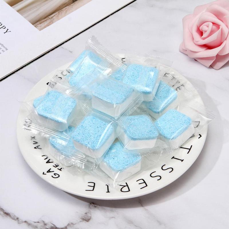 Washing Machine Cleaner Descaler 12pcs/24pcs Deep Cleaning Tablets For  Front Loader & Top Load Washer, Septic Safe Eco-Friendly Deodorizer, Clean Inside Drum And Laundry Tub Seal -12 Month Supply Multifunction Strong Deodorization