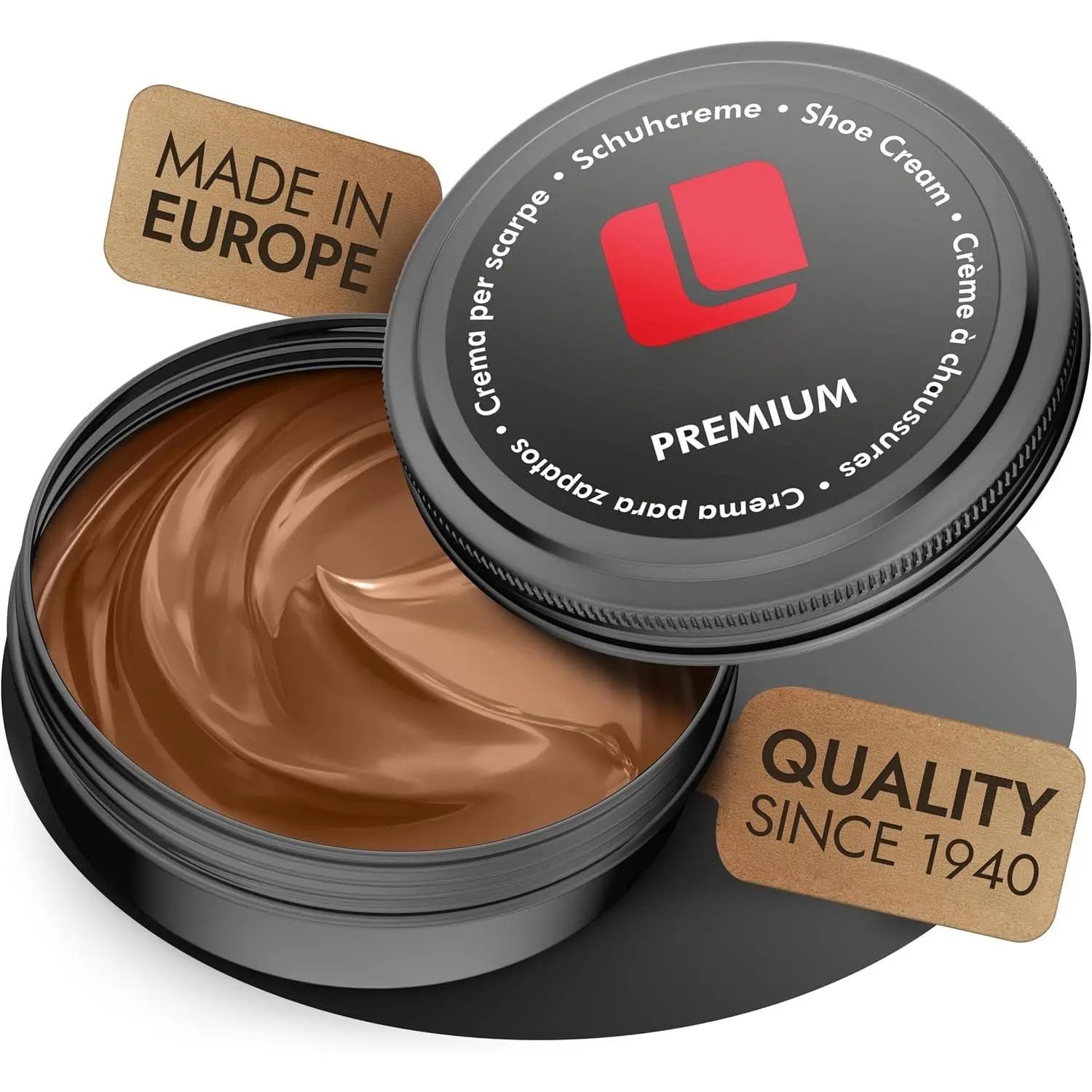 Shoe Polish I Leather Cream for Smooth and Grained Leather