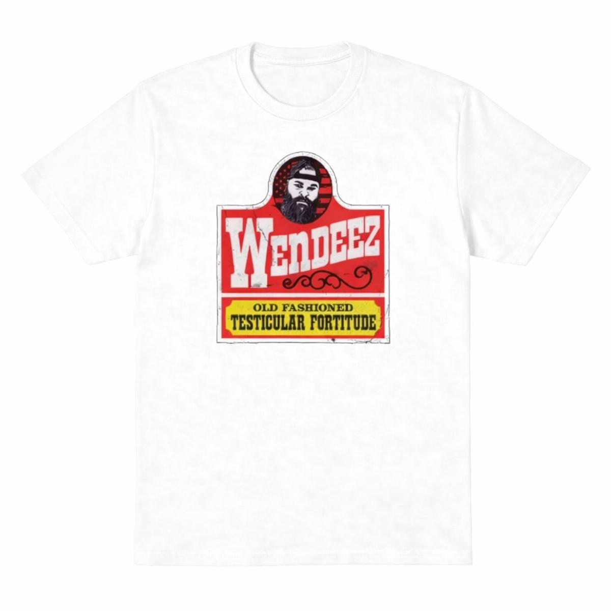 Wendeez Testicular Fortitude Shirt |   Funny Bold Graphic Tee