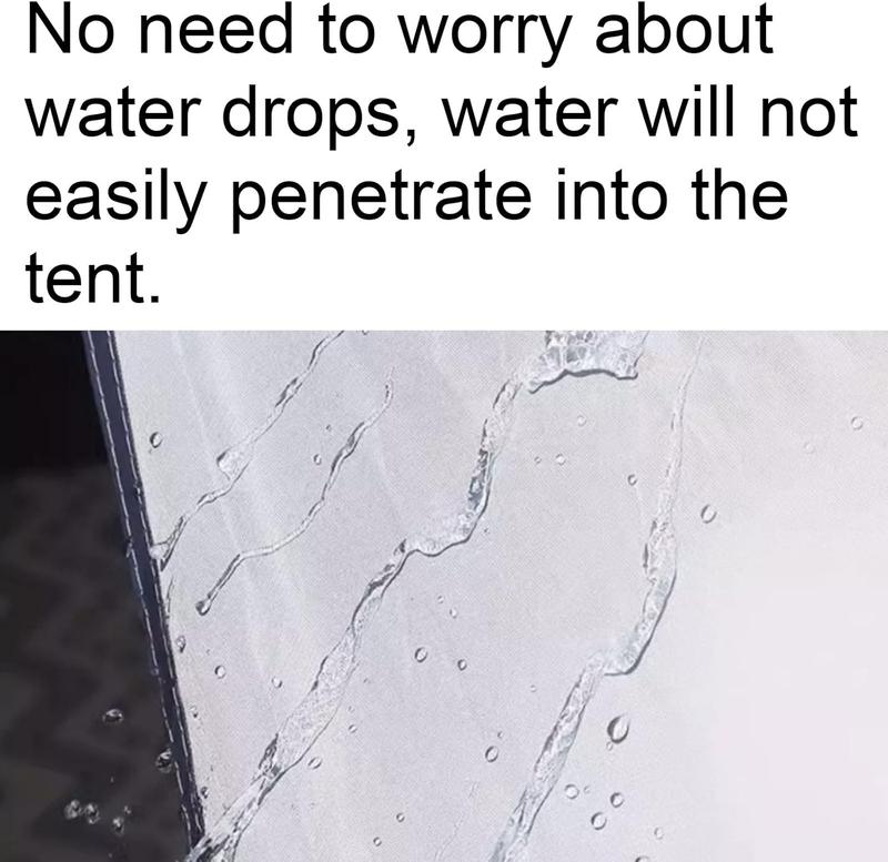 3-4 Person Instant Pop Up Tent - Waterproof Mesh Window 3s Setup for Camping Hiking Backpacking