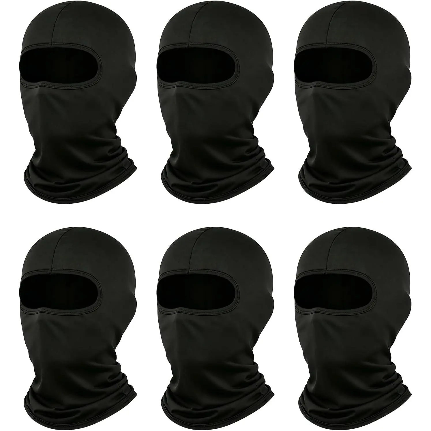 Lightweight Windproof Face Cover Balaclava - sun protection face mask svelvetods basic Black Breathable Half Mask for Cold-Weather Riding & Skiing, Non-Bulky Helmet-Ready Design to Warm Face, Head & Neck Without Movement Restriction, woman outdoor sport 