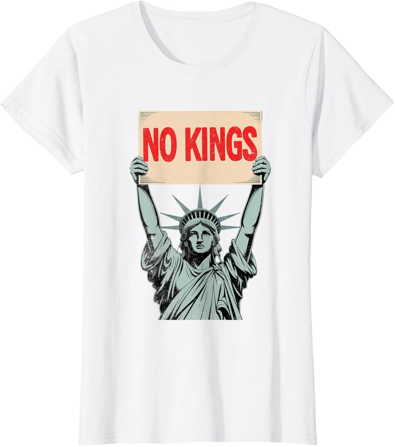 No Kings Statue of Liberty Resist T-Shirt