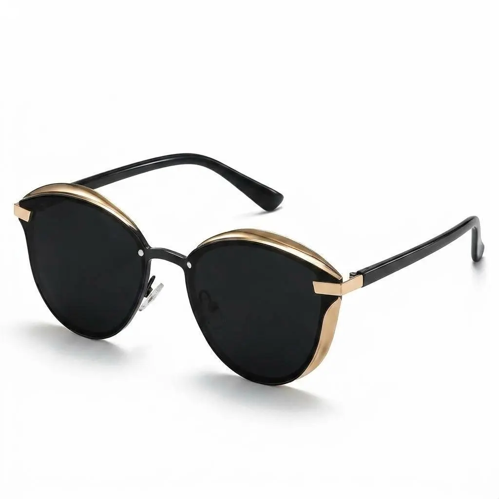 Women’s Polarized Oval Sunglasses, Thin Temple Anti-Glare Full Rim Shades for Driving, Travel, Beach, Summer Outfits & Daily Wear