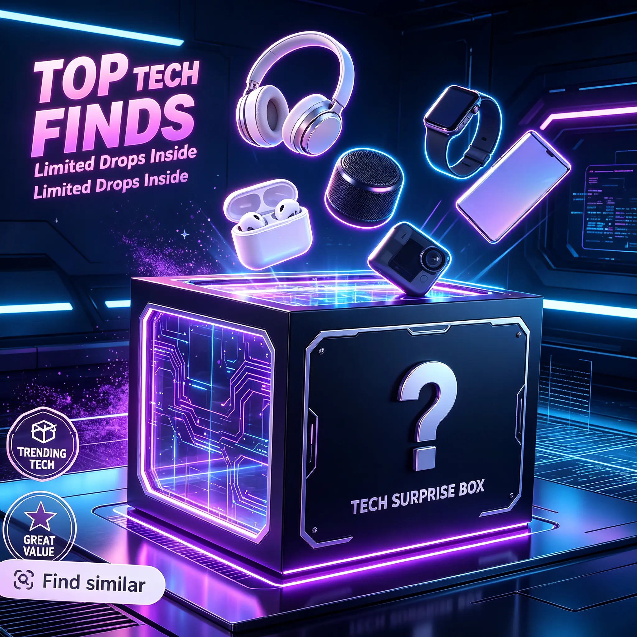 Top-Grade Tech Surprise Pack – Get Random Laptops, Earphones, Power Banks, Keyboards and Assorted Digital Accessories!