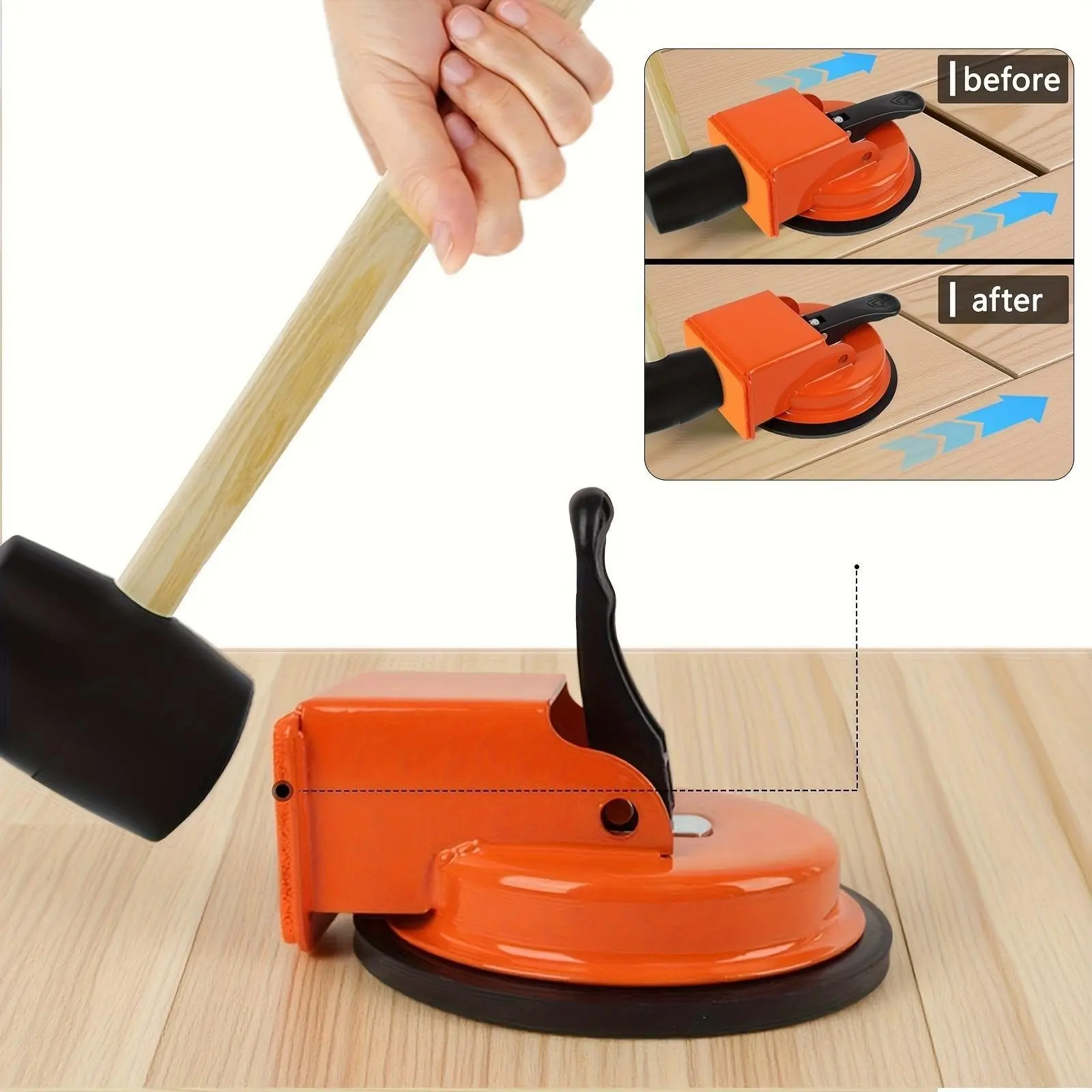 Industrial Iron Floor Crack Repair Tool, Construction Tools, Ideal for Wood Grain Floors, Suitable for PVC and Glass Bricks, Efficient Gap Filler