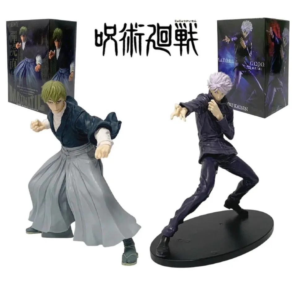 20cm Jujutsu Kaisen Anime Figure Satoru Gojo/Zenin Naoya/Ryomen Sukuna Action Model Pvc Statue Desktop Ornament Collection Toys