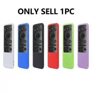 For Samsung Solar Remote Control Silicone Cover Bn59-01480a, Durable Half-Cover Remote Case, Protective and Stylish Accessory for Your Remote, Protector Cover