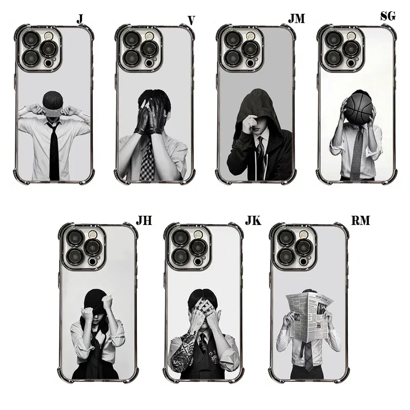 Kpop Idol Minimalist Portrait Phone Case,for iPhone 11 12 13 14 15 16 17 Pro Max Plus phone case,Phone Accessories,Gift for him/her Protective Cover Protection Casing