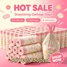 【Black Friday】Lavender-Scented Large Drawstring Trash Bags, 50/100/150 Count, Multi-Purpose Disposable Storage Bags for Kitchens, Bathrooms, Bedrooms, Living Rooms and Restrooms, Sturdy Trash Bags