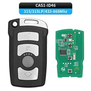 For BMW 7 Series 745i 750Li 760i E65 E66 LX8766S With ID46 Chip CAS1 Systems 315/315LP/433/868 Mhz 4 Buttons Car Remote Key