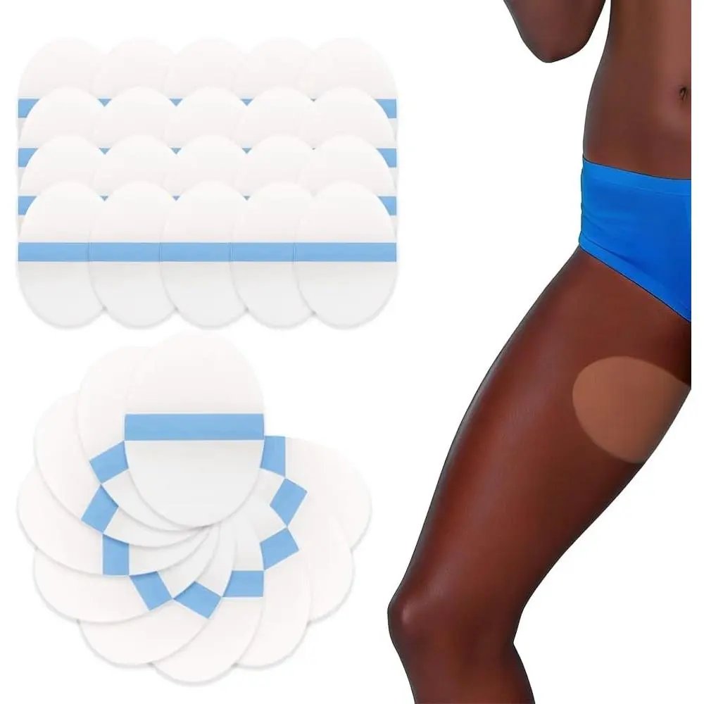 40 Pcs Transparent Invisible Thigh Inner Anti Chafing Sticker Anti Friction Pad for Thigh Rubbing Protection