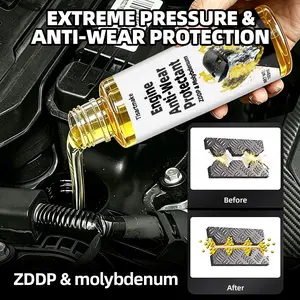 103ML Engine Anti-Wear Protector, Zddp Molybdenum Sulfide Oil Additive, Universal for Gasoline Diesel, Cylinder Repair, Reduce Blue Smoke, Noise Reduction