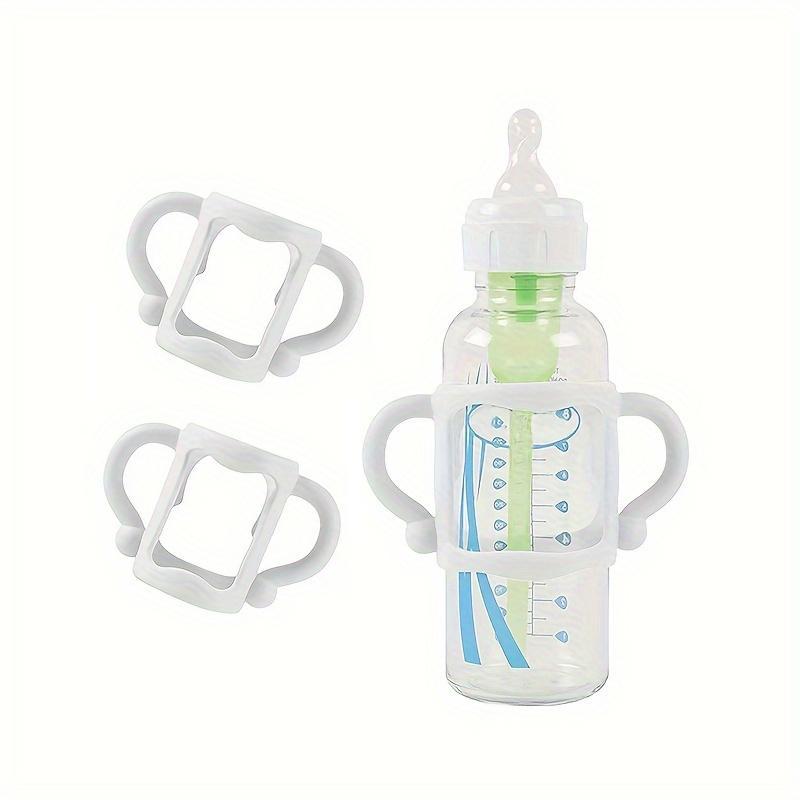 1pcs/2pcs Baby Bottle Handles and Silicone Sleeves, Multi-Functional Design for Easy Grip, Ideal for Confident Infant Newborn Baby Feeding