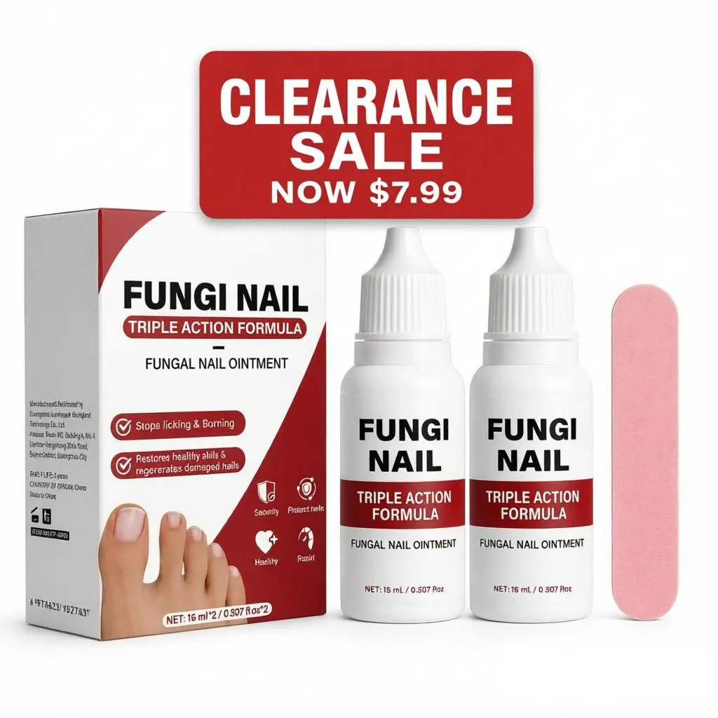 CLEARANCE SALE — Fungi Nail Triple Action Formula | Stops Itch & Burning, Restores Healthy Nails (Only $7.99!)