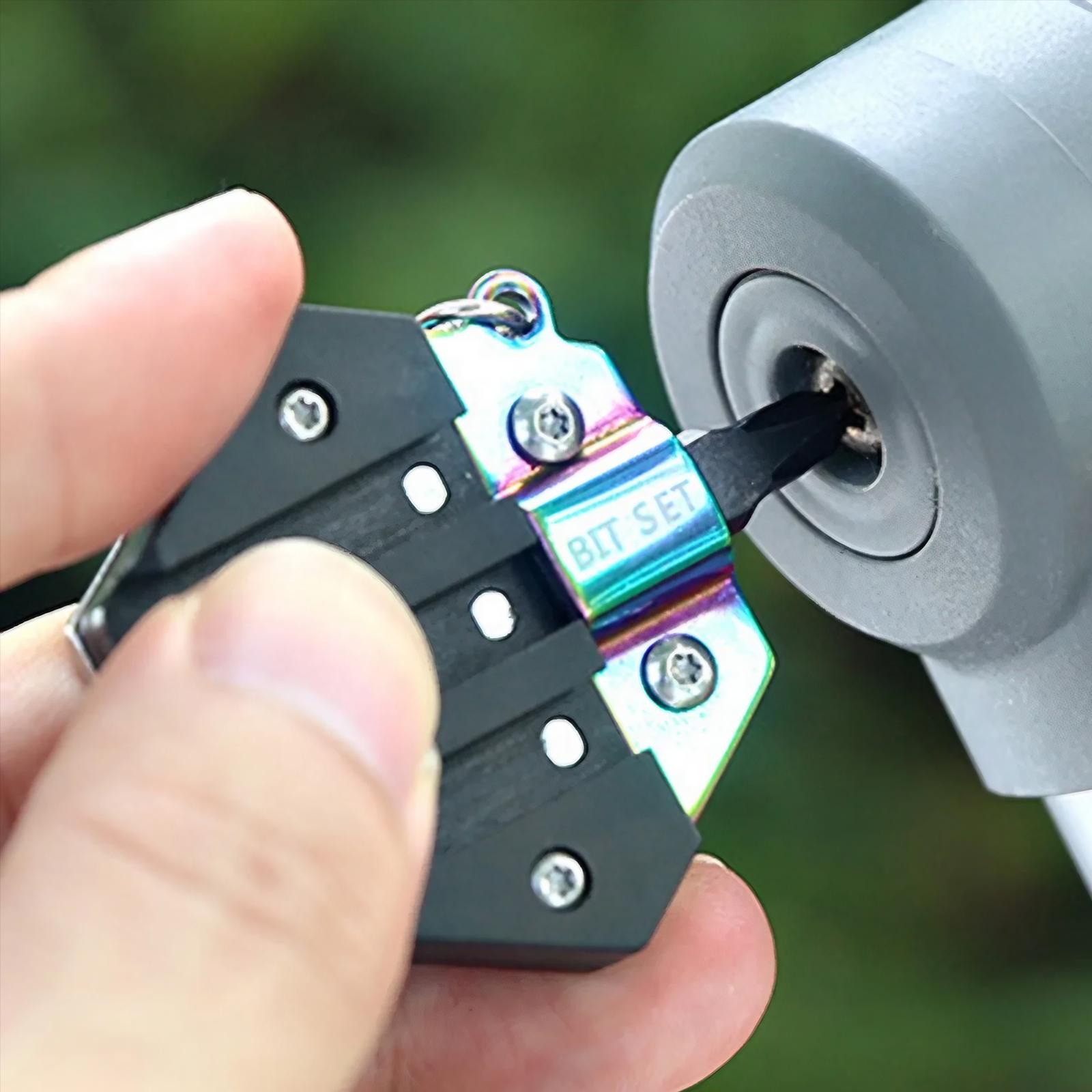 Multifunctional Mini Portable Folding Tool, Hexagonal Detachable Wrench Tool, Small Pocket Keychain, Outdoor Survival Hardware Tool, Portable Hand Tool