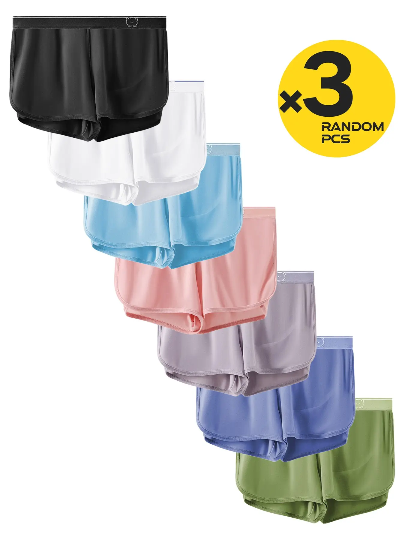 2/3/4 Pack Random Color Men Solid Low‑rise Sports Boxer Briefs, Strap And Space‑shaped Pouch Dual‑design, Side Slit For Unrestricted Movement, Smooth Skin‑friendly Breathable Sweat‑wicking Fabric, Suitable For Home Gym Outdoor Daily Wear
