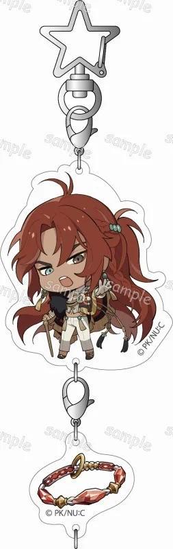 Anime Game Nu: Carnival Keychain Olivine Quincy Blade Cosplay Acrylic Keychains Bag Accessory Pendant Keyring Fans Collect Gifts