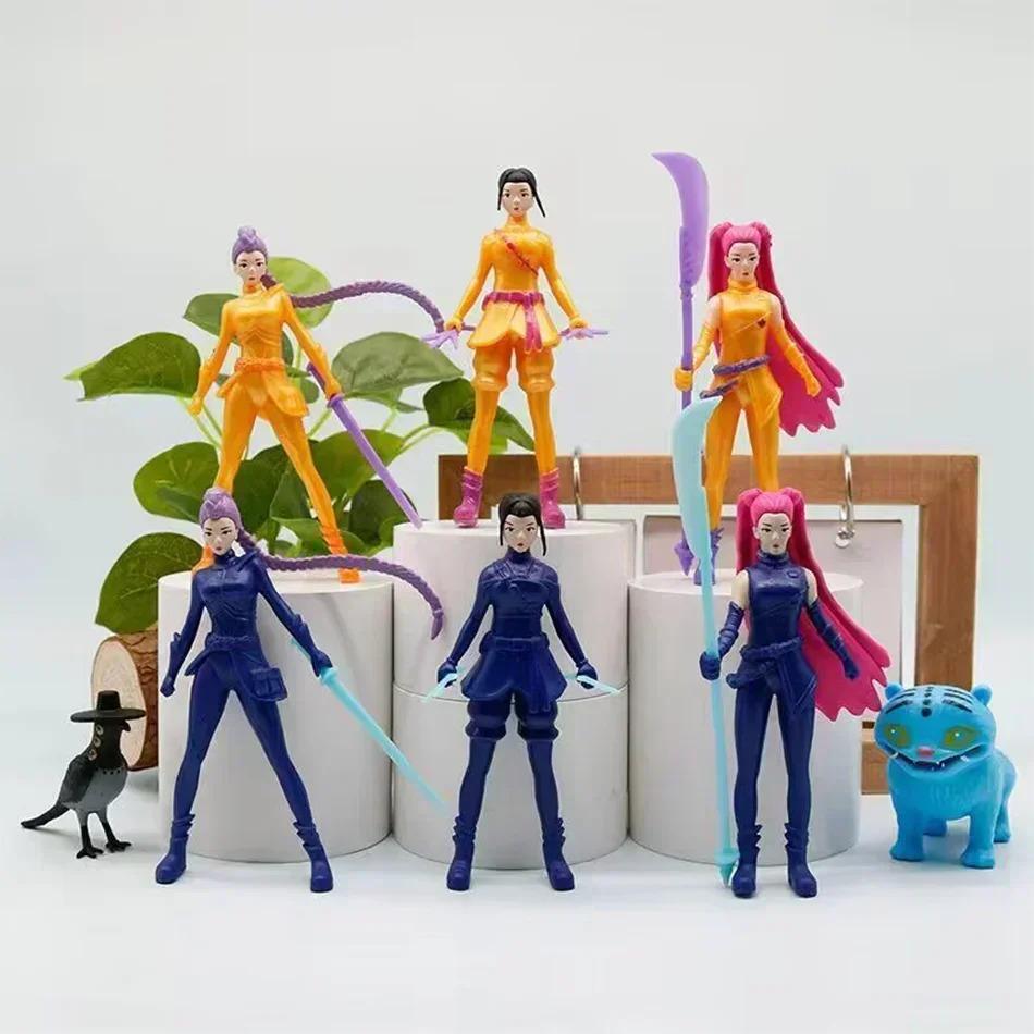 /New 5-8pcsSet Kpop Demon Hunters Action Model Figure Toys Decor Derpys Tiger Rumi Mira Zoey Sussy Figurine Dolls For Fans Gifts /New 5-8pcsSet Kpop Demon Hunters Action Model Figure Toys Decor Derpys Tiger Rumi Mira Zoey Sussy Figurine Dolls For Fans Gifts