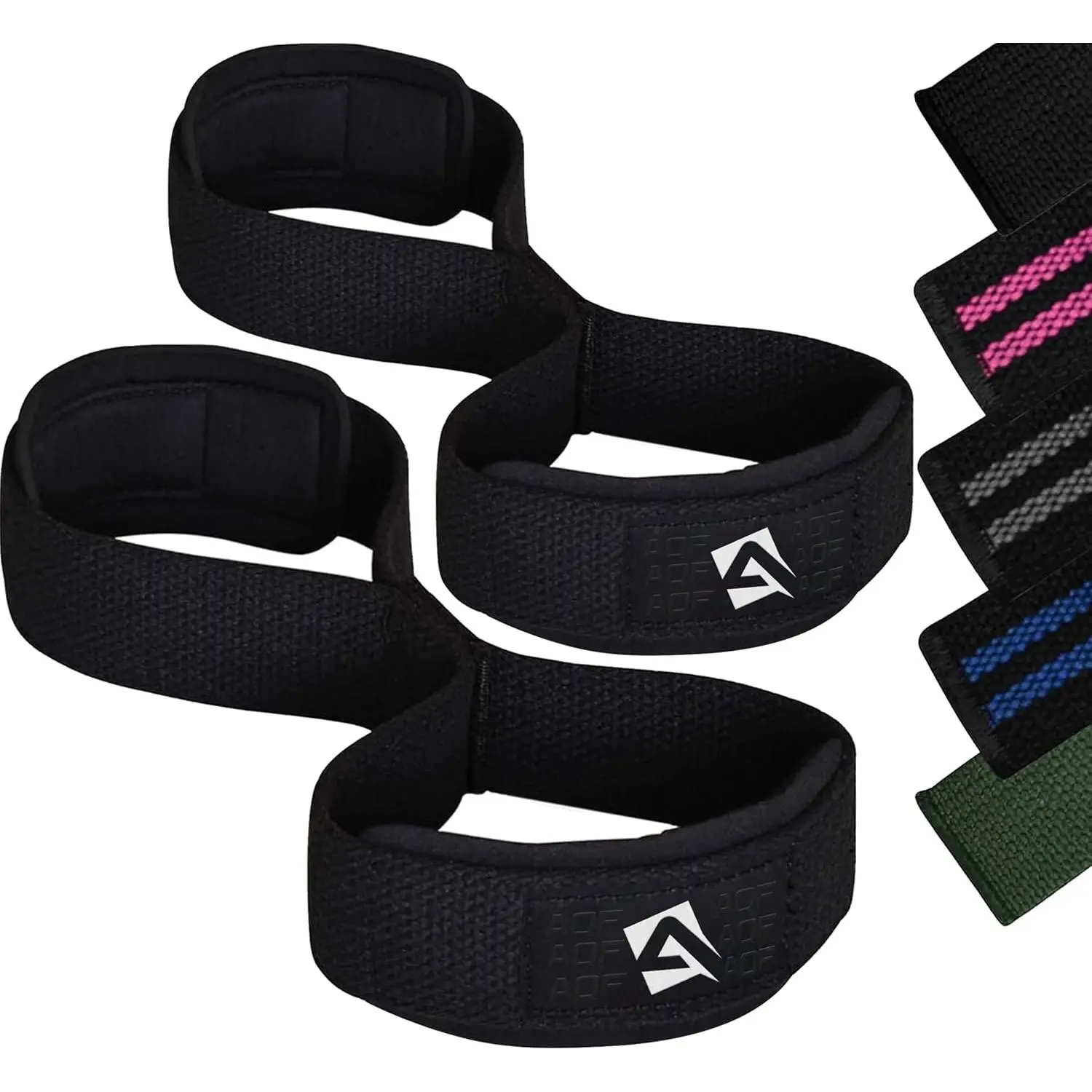 8 Weight Lifting Straps, Padded Gym Wrist Support for Deadlifts |   Heavy-Duty Cotton Webbing, Reinforced Stitching, Non-Slip Grip, One Size Fits Most, Ideal for Rows, Shrugs & Pull-Ups,premium,dorm-friendly