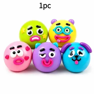 Smushers Squishy - Curiosities Smushers Dog Face Swap Squishy Soft Moldable Cute Slow Rise Relaxing Sensory Fidget Relief Anxiety Stress Fun with Interchangeable Faces for Tactile Play Fun A great helper for work and study An excellent gift for children.