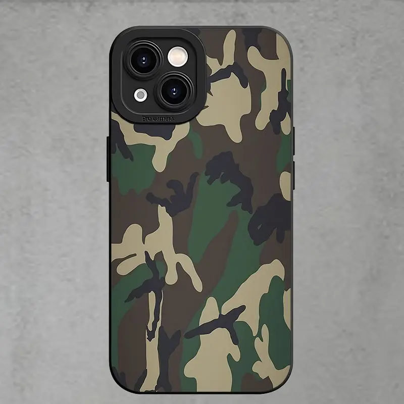 360-Degree Protective Mobile Phone Case - 1-Piece, Black Angel Eye Camouflage Pattern, Camera-Safe Design, Compatible with iOS iPhone 7,8 Plus,SE,Mini,X,XS,XR,Xmax,11,12,13,14,15,16 Pro Max, One-Piece