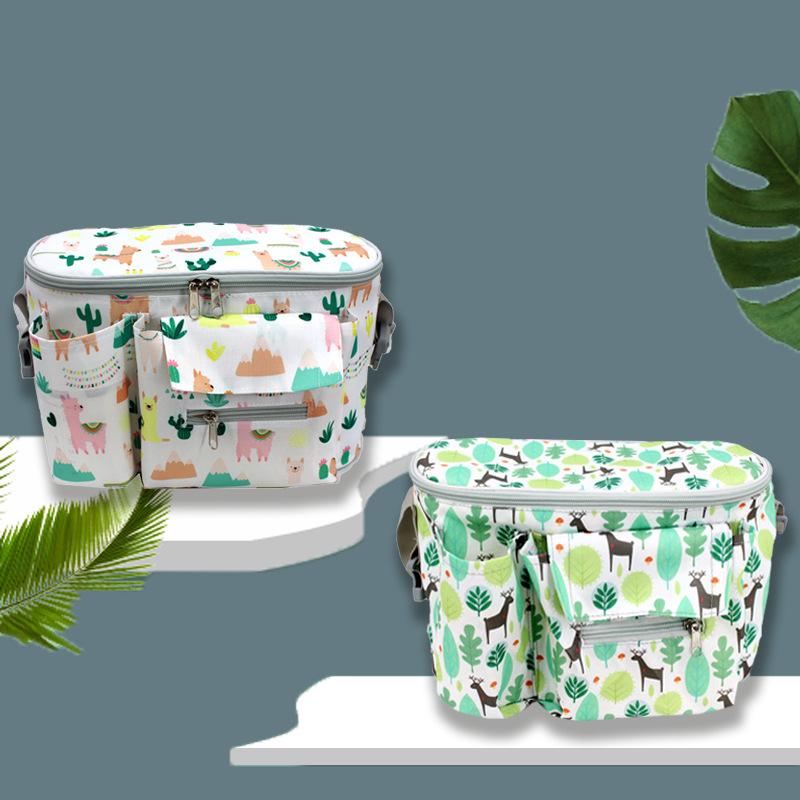 Convenient Stroller Storage Bag |   Perfect Mommy Caddy for Diapers & Baby Stuff