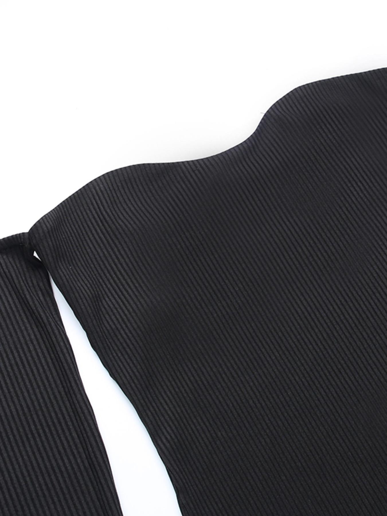 Women's Off Shoulder Backless Ribbed Knit Bodycon Dress for Party Dating, Christmas New Years 2024 Trend Elegant Dresses for Fall & Winter