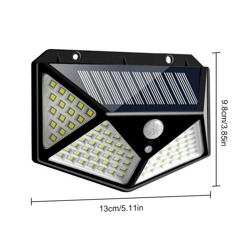 Solar Powered Wall Mounted Light, Outdoor Solar Wall Lamp, Waterproof LED Wall Sconce, Wall Lamp Exterior Light Fixture For Garden Yard Decoration