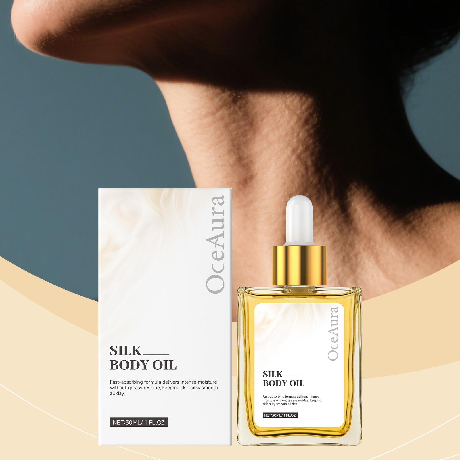 Silk Body Oil: Fast-Absorbing, No Grease, Silky Smooth Skin!