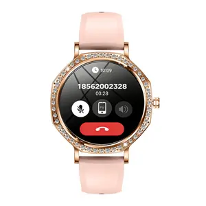 2026 Ultra-Thin Women's Smartwatch, 1.32 Inch Amoled Touchscreen, Wireless Calling, Step Counter, Calorie Tracking, Ipx-8 Waterproof Multi Sport Mode Smart Watch Pedometer Calorie Tracker AI Voice Assistant