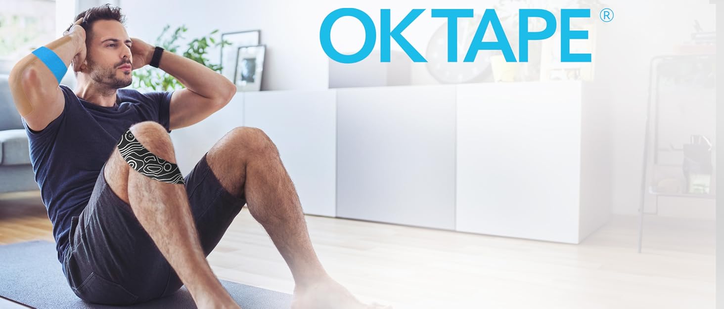 4 Rolls Kinesiology Precut, Cotton Elastic Athletic Latex Free,20 Strips per Roll 2in x 16ft,Muscle Support,Beige