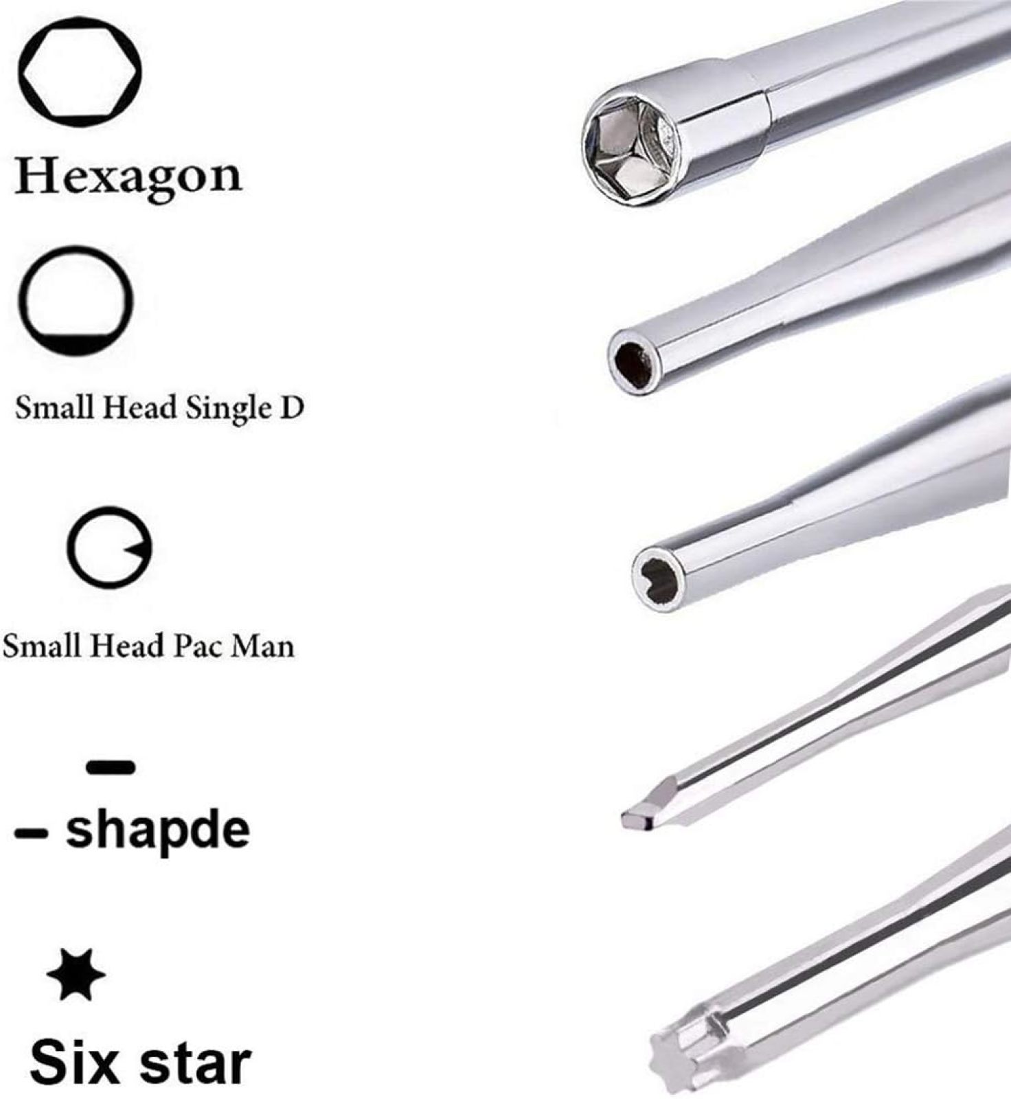 Carburetor Adjustment Tool Kit 10 Pcs Screwdrivers for Common 2 Cycle Small Engine, Trimmer Weed Eater Chainsaw Carb Tune up Adjusting Hand Tool